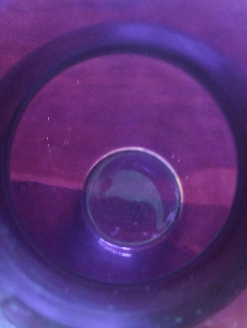 Purple Glass Vase - Unbranded Elegant Home Accent